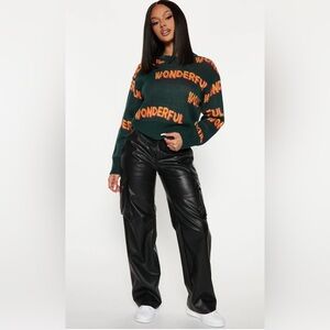 Fashion Nova Women's Green Sweater